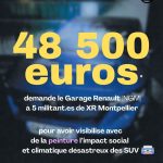 48 500 euros pour des travaux de peinture et des tags à la craie dans une ville.