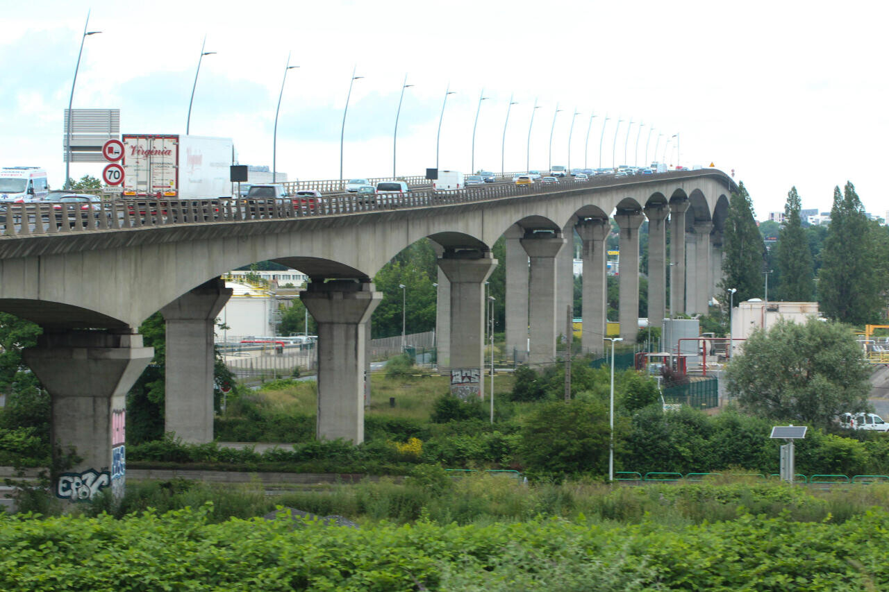 Travaux sur le viaduc de Calix du périphérique de Caen : un chantier de 4 ans annoncé.