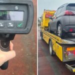 Nord. À bord d’une 2008, il roule à une vitesse énorme sur une petite route et se fait arrêter