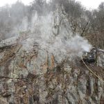 Stosswihr : des blocs de roche tombent au col de la Schlucht pour sécuriser la route