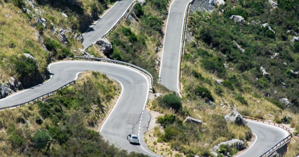 route sinueuse de corse