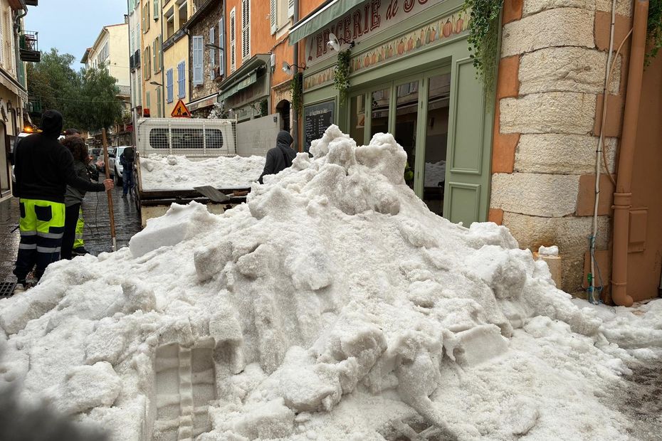 Un orage violent et soudain frappe Antibes Juan-les-Pins et ses environs