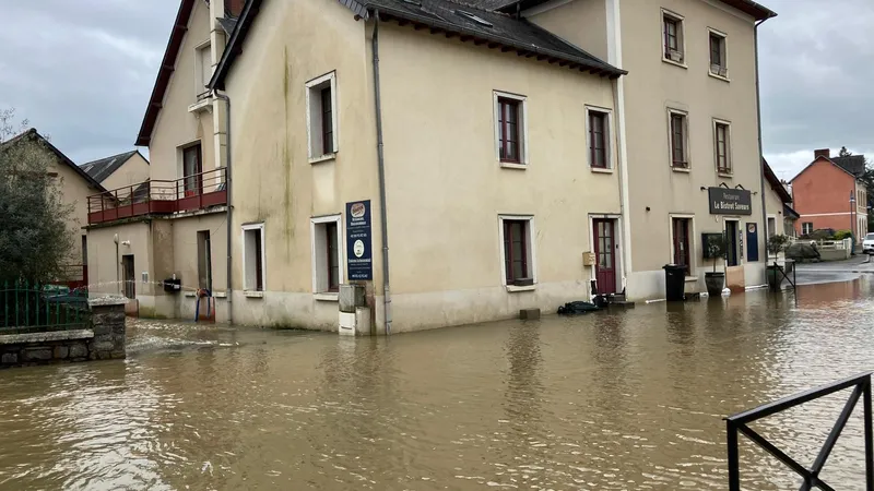 Jusqu'à 35 cm d'eau à l'intérieur du Bistrot des saveurs