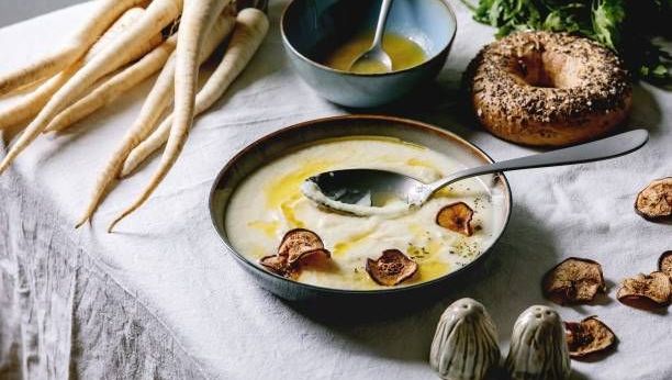 À Épernay, le chef Pascal Guérin propose une purée onctueuse de panais revisitée