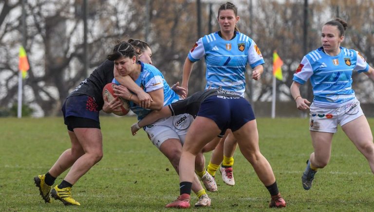 Vidéo - L'USAP féminin se bat pour retrouver le haut niveau du rugby