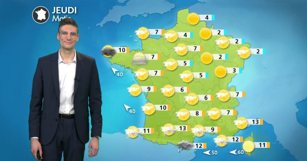 Météo du 5 mars : soleil printanier au nord, dégradé au sud avec la dépression Regina