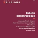 Archives de sciences sociales des religions : numéro 2025/4 disponible