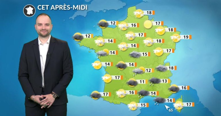 Météo du lundi 9 mars : début de semaine doux avec des pluies passagères au sud-est.