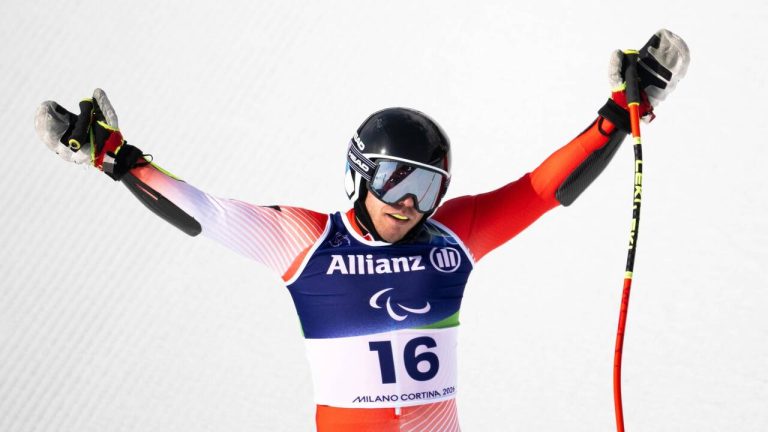 Robin Cuche remporte son deuxième titre paralympique en super-G à Milan-Cortina
