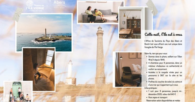 ICI Breizh Izel et Aber Tourisme vous offre un séjour à la maison des gardiens de phare de l'île Vierge - ICI
