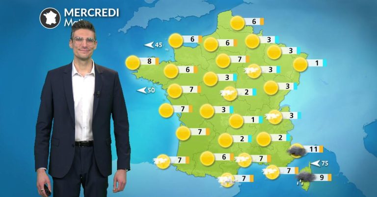 Météo du mercredi 18 mars : temps calme et ensoleillé, nuages dans le sud-est