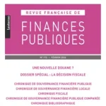 Revue française de finances publiques 2026/1 : Analyse du numéro 173