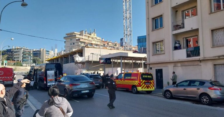 Nice : deux femmes descendues d'une grue après une intervention des secours