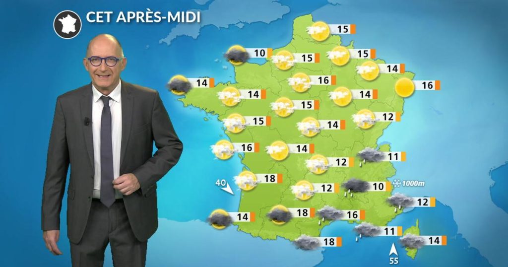 Météo d'aujourd'hui : dimanche agité au sud-est, ciel nuageux dans le reste du pays