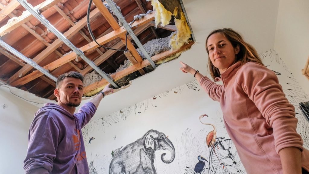 Orage de grêle : le plafond s'effondre dans la chambre d'un enfant près de Montpellier