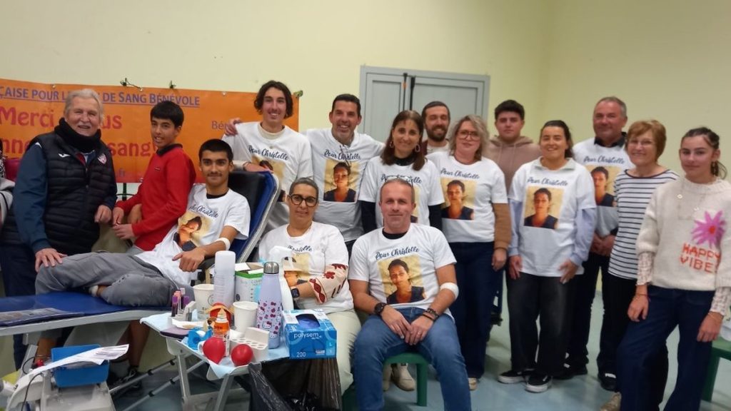 Solidarité familiale : 15 personnes donnent leur sang à Tourrenquets pour un proche malade
