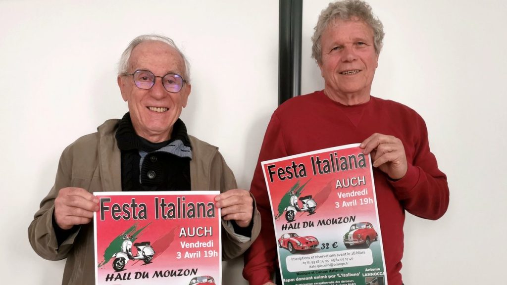 La fête italienne à Auch le 3 avril : réservez dès maintenant vos places.