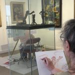 Les journées des copistes au musée Albert-André : reproduire des œuvres d'art magnifiques