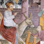 Détail d’une fresque sur la fin du Christ (XVe siècle) par Giovanni Canavesio et Giovanni Baleison, France