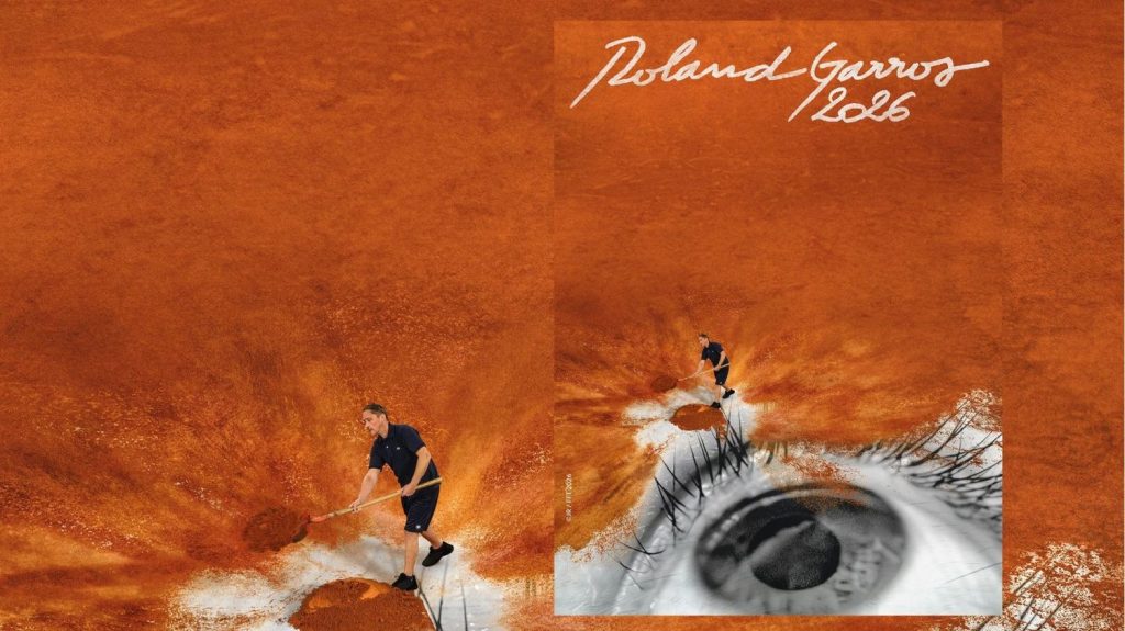JR dévoile l'affiche officielle de Roland-Garros 2026