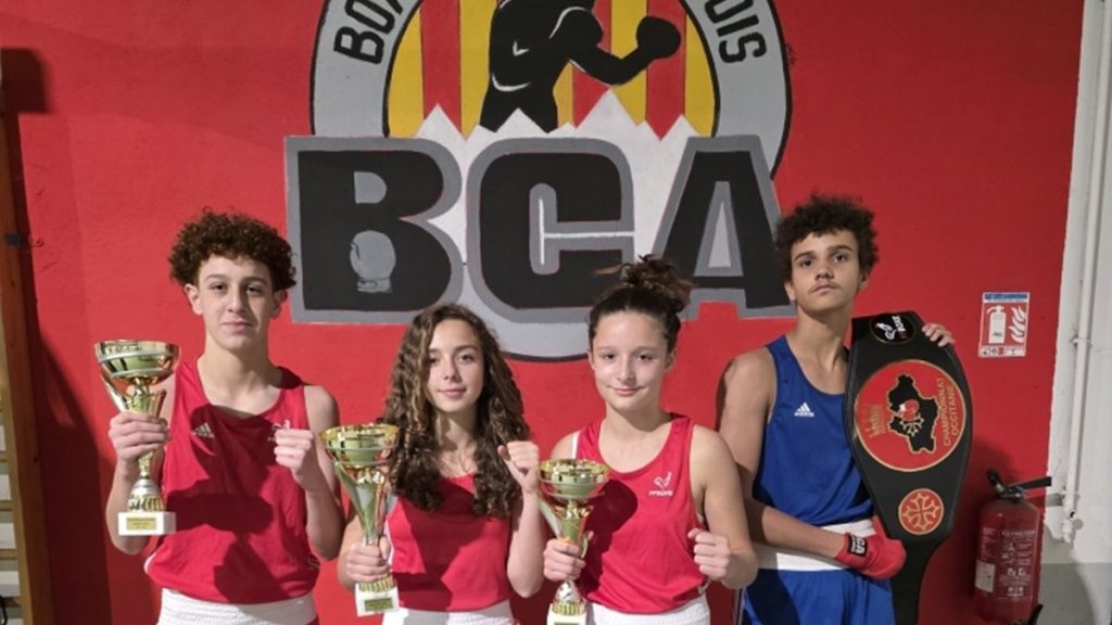 Quatre médailles d'argent et de bronze pour les espoirs du club de boxe