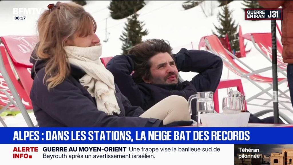 Alpes : les chutes de neige tardives profitent aux commerçants et aux touristes