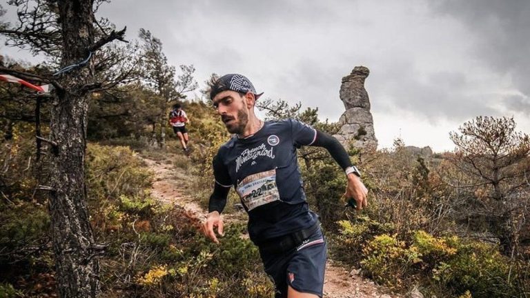 Rémy Brassac, Lozérien, frustré d'avoir raté le titre de champion de France de trail long au mont Ventoux