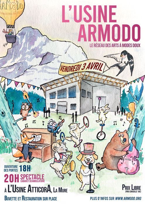 Cabaret déambulatoire à La Mure