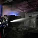 40 pompiers interviennent pendant 3 heures pour éteindre un incendie dans une casse automobile