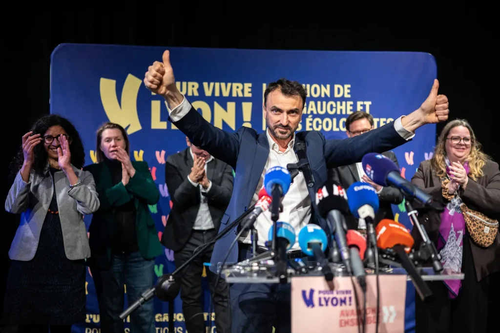Municipales 2026 : Grégory Doucet dépasse Jean-Michel Aulas à Lyon