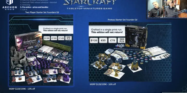 Précommandes ouvertes pour le jeu de figurines StarCraft : détails et dates