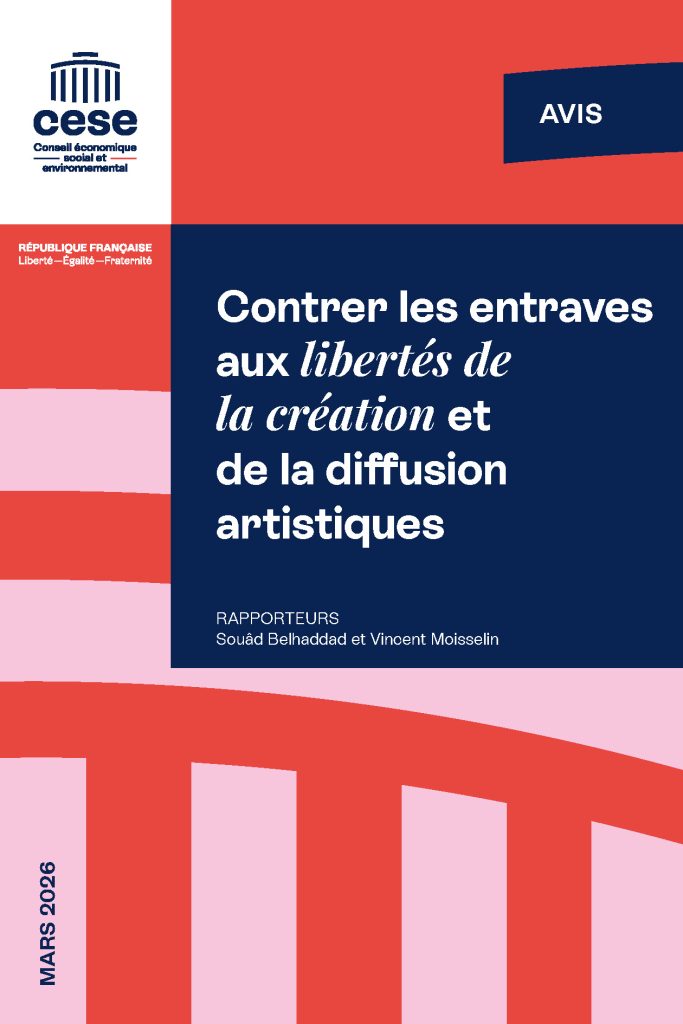 Le Conseil économique, social et environnemental lutte contre les entraves à la création artistique