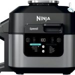 Ninja Speedi 10-en-1 Cuiseur rapide, Air Fryer, Friteuse à air et Multicuiseur, 5.7L, Repas pour 4 en 15 minutes, Vapeur, Gril, Cuire au four, Rôtir, Saisir, Mijoter et plus, Noir, ON500EU