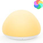 JolyWell Veilleuse Bébé, Veilleuse en Silicone Pour Enfants Avec 8 Modes De Changement De Couleur Et Fonction De Gradation