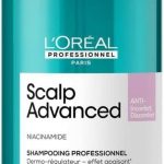 L&rsquo;Oréal Professionnel, Shampoing Anti-Inconfort & Démangeaisons, Cuirs Chevelus Sensibles, Sans Silicone, Hydrate & Apaise, Dermo-Régulateur, Scalp Advanced, Serie Expert, 1500ml