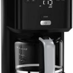Krups KM6008 Smart&rsquo;n Light Cafetière filtre | Affichage intuitif | Capacité 1,25 l pour jusqu&rsquo;à 15 tasses de café | Fonction arrêt automatique | Système anti-gouttes | Minuterie 24 heures | Noir