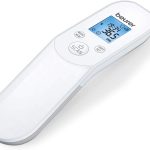 Beurer FT 85 Thermomètre infrarouge numérique sans contact, thermomètre médical pour une mesure hygiénique et sûre de la température corporelle au niveau du front