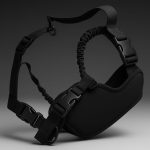 Laisse Chien Main Libre avec Ceinture Réglable – Laisse Élastique Antichoc Réfléchissante pour Running, Canicross, Randonnée, Promenade – Ceinture de Course pour Chien