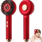 Appareil de massage électrique 2 en 1 pour cuir chevelu – Brosse de massage électrique pour cuir chevelu – Brosse de massage du cuir chevelu – Soin des cheveux