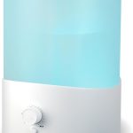 Cozary Humidificateur d&rsquo;Air Chambre 2.5L Top-Fill, 28H Diffuseur d’Huiles Essentielles, Arrêt Automatique, 23 dB Silencieux, 7 Color Light, Buse à 360°, pour Chambre à Coucher,Chambre Bebe,Plantes
