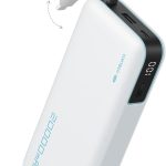 CUKTECH 45W Batterie Externe 20000mAh Power Bank, Batterie Externe Charge Rapide avec Cable Intégré USB C, Batterie Portable pour iPhone 17/16/15/14/13, Samsung, Xiaomi, iPad, MacBook, Switch