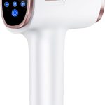 Hair 21J Épilateur à lumière pulsée avec Fonction de Refroidissement, Épilation Laser Avec Écran Tactile LCD, 9 Niveaux D&rsquo;énergie, 999,900 Flashs, IPL Épilateur Laser pour Femme et Homme, Rose