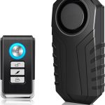 Cruxer Alarme de vélo Moto avec Telecommande,Alarme Velo sans Fil Avec113 DB Super Bruyant,Sécurité Antivol Scooter Alarme Trotinette Electrique et étanche IP65 pour Capteur Vibrations Bagage Porte