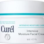 Curél Intensive Moisture Face Moisturizer Lotion Crème hydratante visage pour peaux sèches et sensibles Anti-âge Sans parfum Crème hydratante anti-rides 40 ml