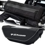 Sac de guidon de moto pour V-Strom 1000 650 250, étui étanche et anti-poussière, sac de voyage pour moto de grande capacité avec écran transparent pour V-Strom