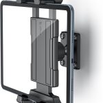 OHLPRO Support Mural Tablette Murale iPad pour Mur Cuisine Salle de Bain, Compatible avec 5&Prime; – 13&Prime; iPad Pro Mini Air iPhone Galaxy Tab S9 Kindle Switch Réglage à 360°