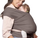 Boba Wrap Echarpe De Portage, Grise – Le Modèle Original De L’Echarpe De Portage Extensible Pour Les Bébés, Parfaite Pour Les Nouveau-Nés Et Enfants Pesant Jusqu’à 16 kg