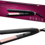 Philips Lisseur ThermoProtect StraightCare Essential Noir, ‎23.4 x 18.6 x 7.2 cm (Modèle BHS378/00)