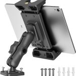 OHLPRO Support Tablette Voiture Compatible avec 5&Prime; – 13&Prime; iPad Air Pro Mini Galaxy Tab S9 Kindle Fire Switch, Idéal pour de Bord ou de Camion ou de Bureau Réglage à 360°