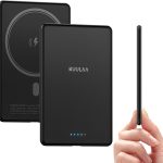 Kuulaa Ultra Slim Magsafe PowerBank, Batterie externe sans fil de 5000 mAh avec sortie Type C 20W, Powerbank à charge rapide de 7,2 mm, petite mini powerbank pour iPhone 15 Pro/15 Pro Max/15/14/13/12